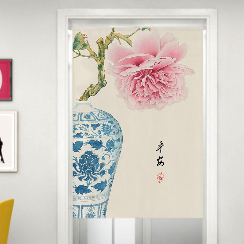 招财猫日式布艺门帘卫生间定制家用中式卧室厨房帘子防油烟隔断帘,居家布艺,门帘,淘宝优惠券,粉丝福利购,淘宝优惠卷