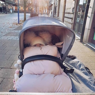 vinterbloom婴儿睡袋加厚防寒保暖冬季儿童推车外出防风脚套包被