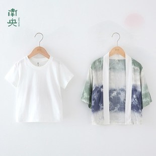 国风套装 夏季 秋季 薄款 男孩中秋演出服 儿童古装 新中式 汉服男童唐装