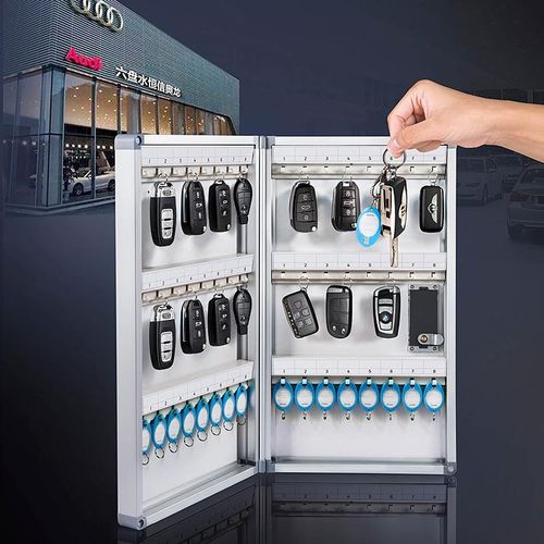 智能密码钥匙箱管理箱壁挂式房产中介钥匙柜管理柜锁匙收纳盒挂墙