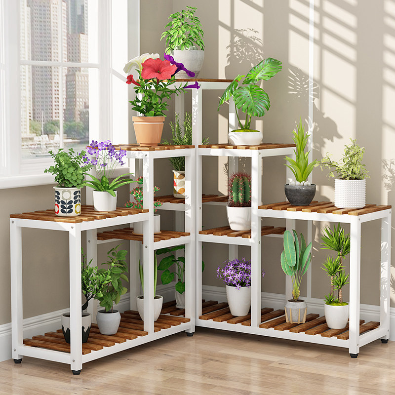 铁艺花架子室内墙角多层省空间置物架阳台客厅落地式绿萝花盆木架,住宅家具,花架/花几,淘宝优惠券,粉丝福利购,淘宝优惠卷