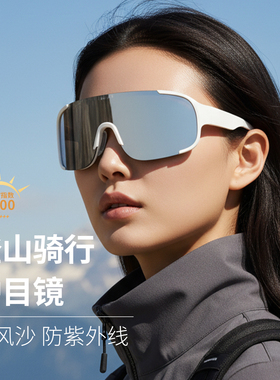 户外登山骑行防紫外线防风沙墨镜