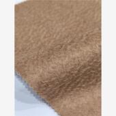 驼色大衣布料 保暖性好 进口水波纹短毛面料 柔软薄款 现货2米起售