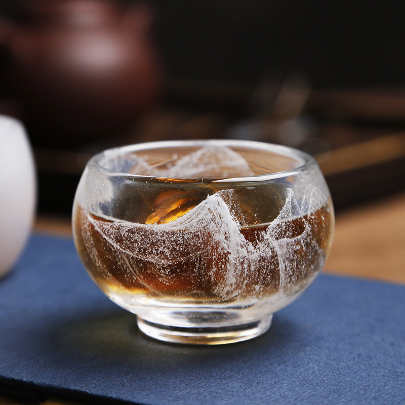 琉璃杯主人杯单杯 玉瓷小茶杯品茗杯玻璃功夫茶具 泡茶碗茶盏杯子