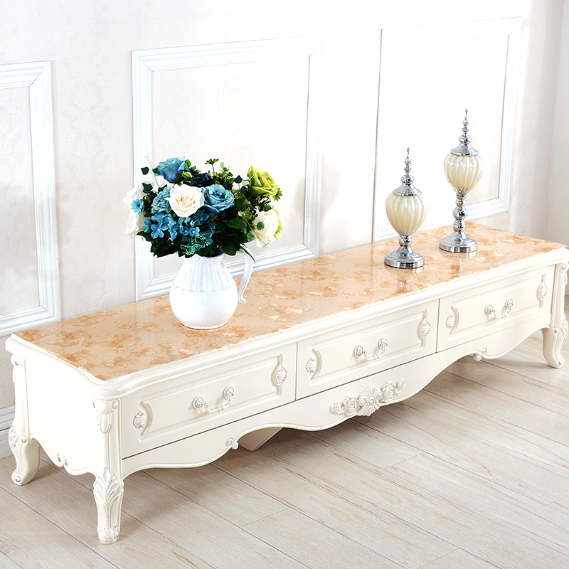 PVC软质玻璃餐桌布防水防油免洗防烫茶几台布田园简约电视柜桌布