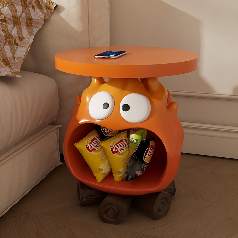 202年新款创意客厅沙发边几可移动角几落地床头柜小户型装饰摆件