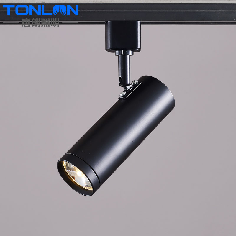一束聚光射灯小角度光束角5度茶餐桌清吧氛围酒吧美术馆led轨道灯