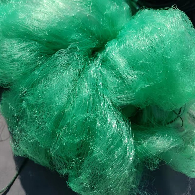 超加重流水网塑料浮漂穿孔坠 鱼网粘网三层100米沉网鱼网大全丝网