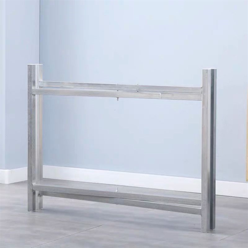 加厚铁艺镀锌桌腿架架子腿加厚桌子脚通用型可折叠支架活动桌脚架