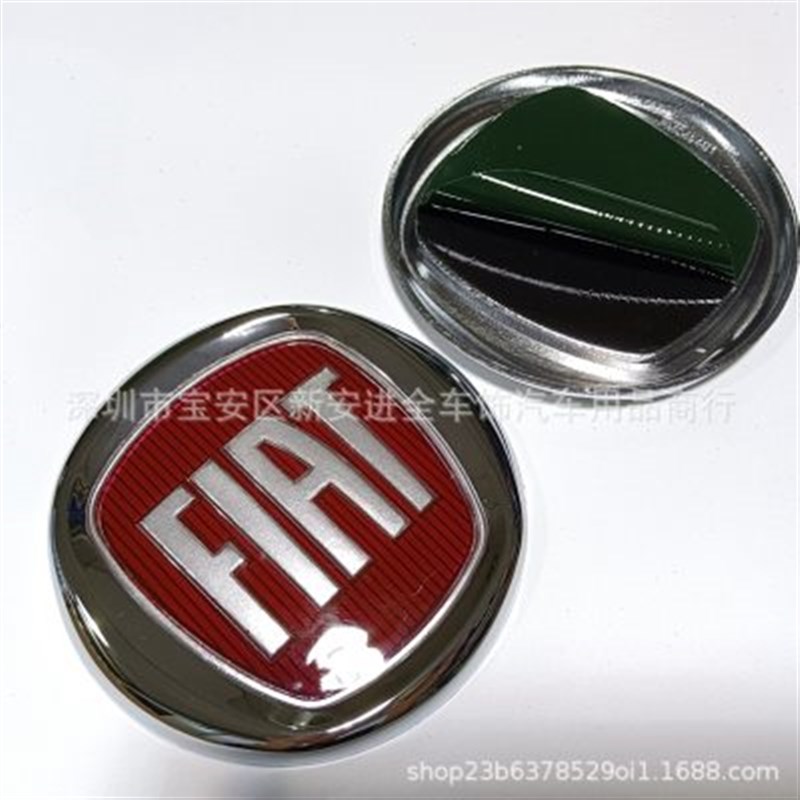 菲亚特车标适用于菲亚特0车标FIT前保险杆中网徽章改装中网标