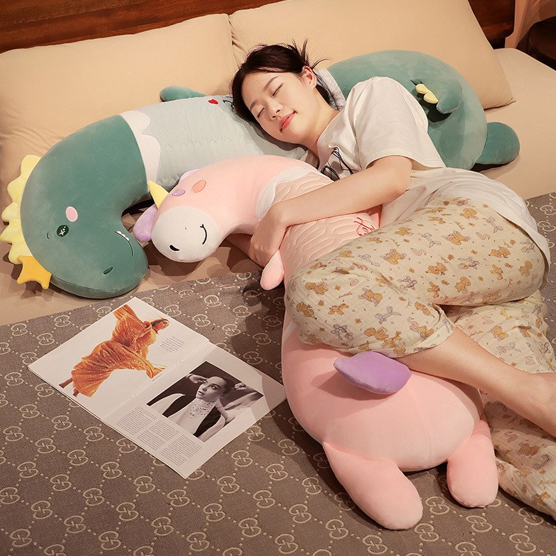 冰丝亲肤长条枕头女生侧睡夹腿卧室床上睡觉靠枕男生床头靠垫