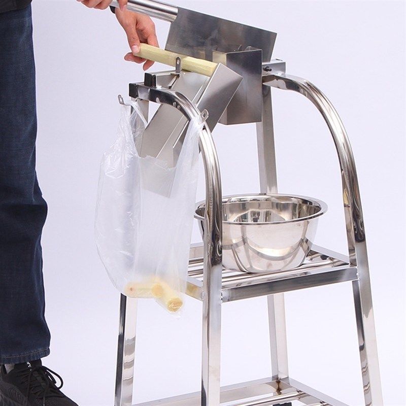 战良不锈钢支架手动削皮折弯甘蔗铡刀去皮刀匝刀切节机扎刀水果机