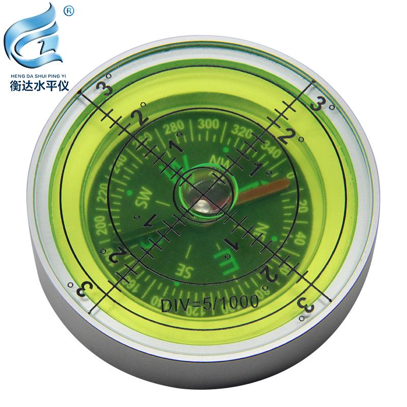 指南针水平仪便携万向水平仪全金属水平仪地质罗盘仪测量水平气泡