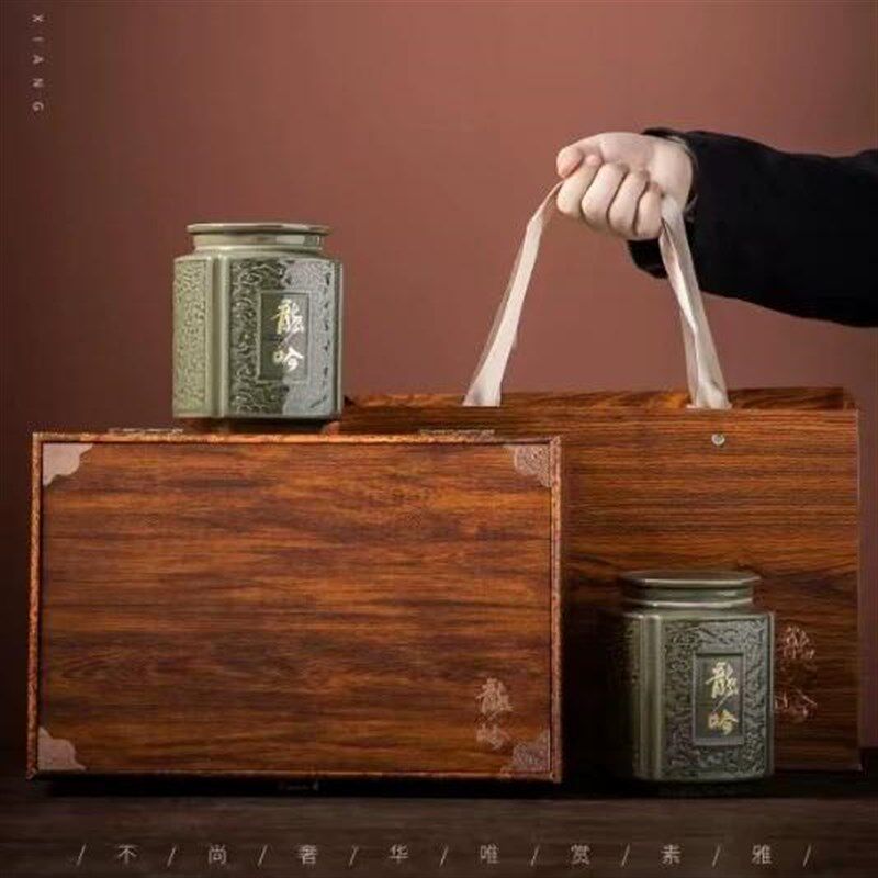 高档茶叶罐礼盒包装龙井毛尖安吉白茶黄茶绿茶红茶通用空盒包装