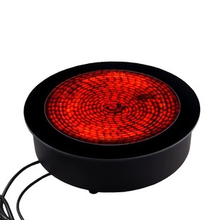 爱仕卡 2000W商用电陶炉 圆形线控 嵌入式 火锅炉 商用光波电陶炉