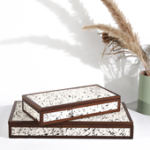 轻奢出口品质马毛饰品盒酒店别墅样板间家居客厅茶几收纳盒摆件