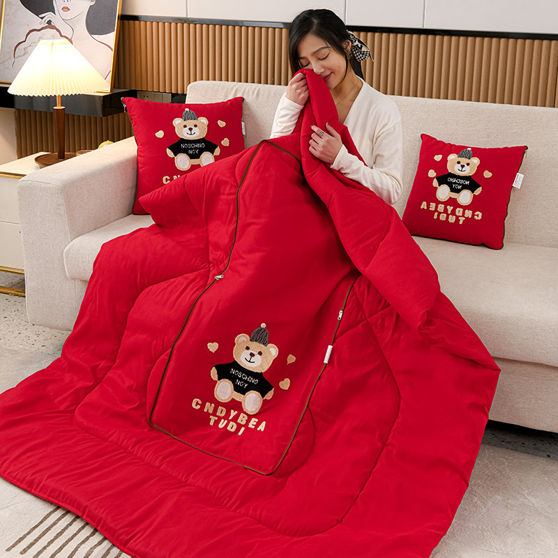 新款抱枕被子两用四季通用折叠车用枕头办公室午睡毯子靠枕二合一,居家布艺,抱枕被,淘宝优惠券,粉丝福利购,淘宝优惠卷