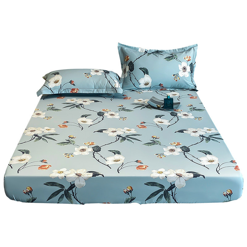 140S贡缎长绒棉全棉床笠单件1.8米纯棉床罩厚垫床垫套保护套防滑,床上用品,床笠,淘宝优惠券,粉丝福利购,淘宝优惠卷