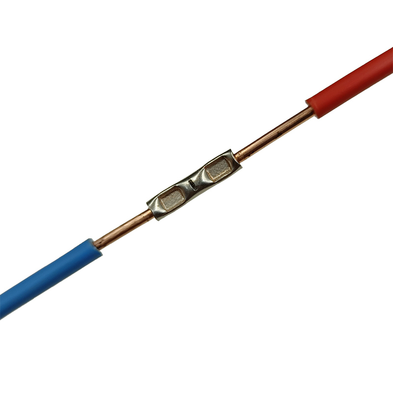 50只BV硬线电线延长对接头中间连接铜管子冷压短接端子接线线鼻子