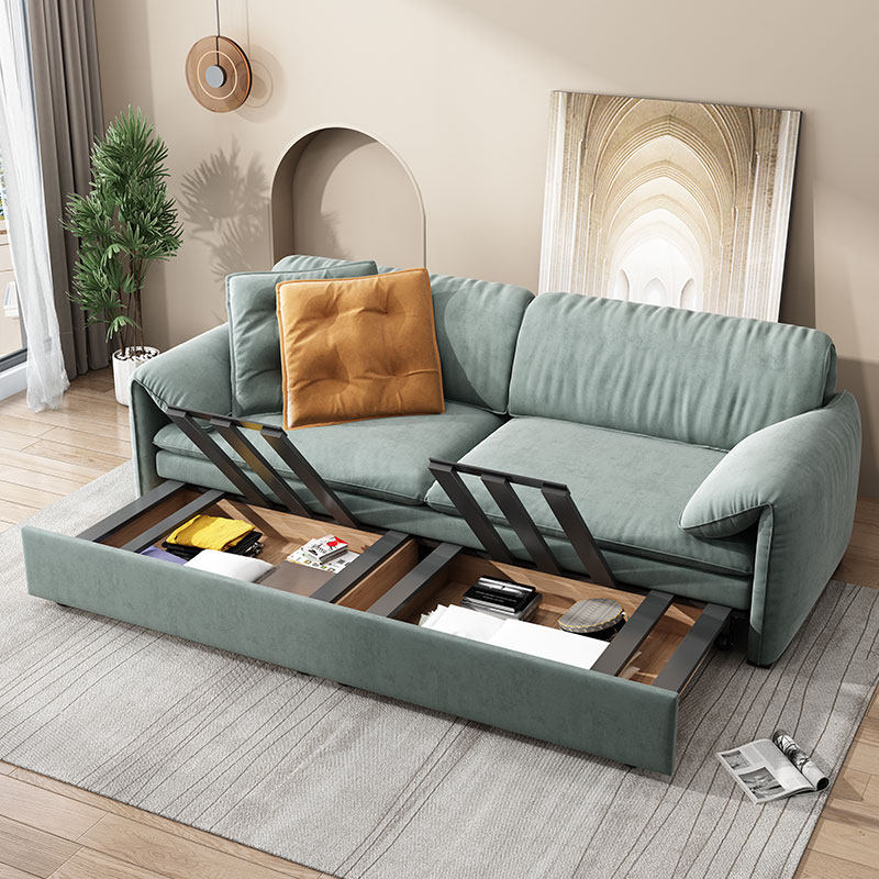意式轻奢沙发床两用多功能储物小户型客厅可折叠伸缩大象耳朵网红