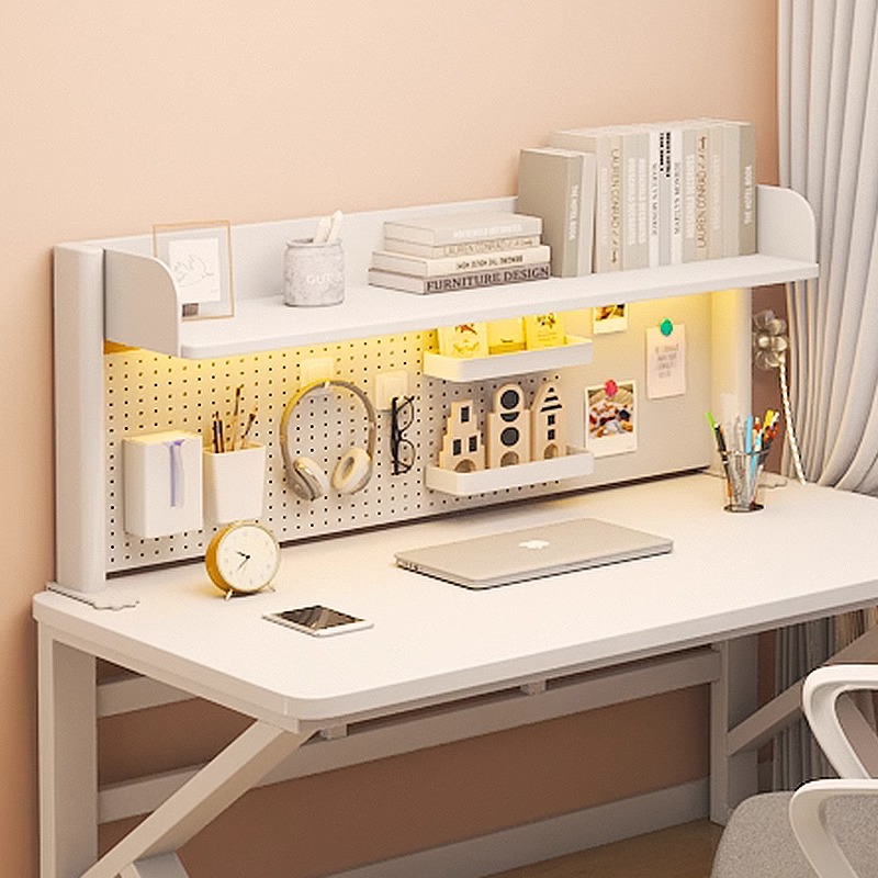书架桌面置物架多层收纳层架宿舍办公免打孔学生学习桌上洞洞板架