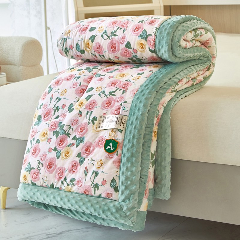 可机洗全棉豆豆被冬款大人双人被春秋冬季绒单人加厚成人纯棉被子,床上用品,化纤被,淘宝优惠券,粉丝福利购,淘宝优惠卷