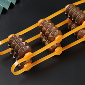 鸡翅木拉背轮後背按摩器腰部滚轮拉背条肌肉放松腰背颈椎经络疏松