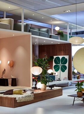 Akari灯诧寂风设计师落地台灯床头灯具日式宣纸灯笼吊灯