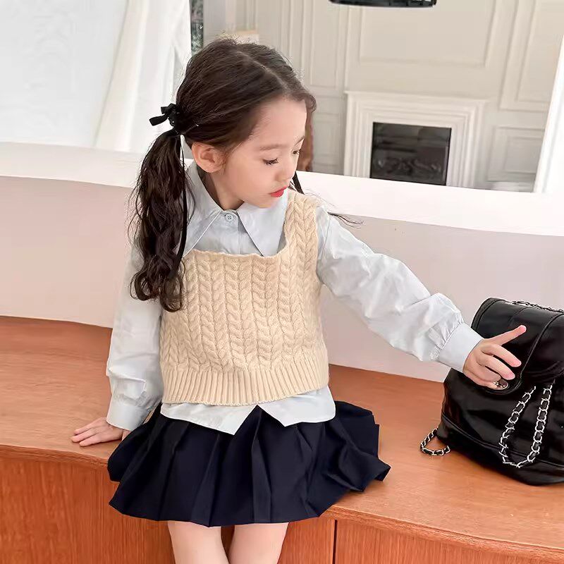 女童半身裙子春秋宝宝2024西装百褶裙儿童短裙jk学院风中童短裙裤,童装/婴儿装/亲子装,半身裙,淘宝优惠券,粉丝福利购,淘宝优惠卷