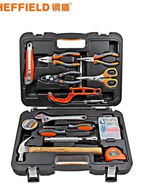 钢盾 SHEFFIELD 16件套基本维修组套多功能工具箱 S022005