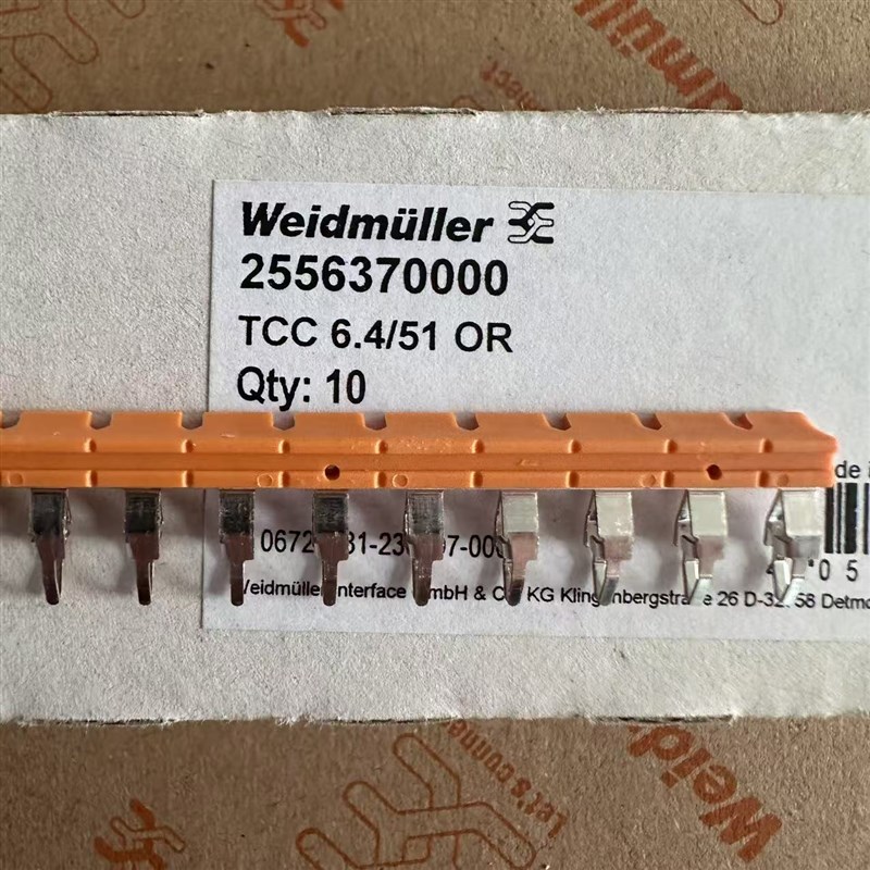 魏德米勒TCC 6.4/51 OR TRS/TRZ 24V 1CO横联件 短接条2556370000