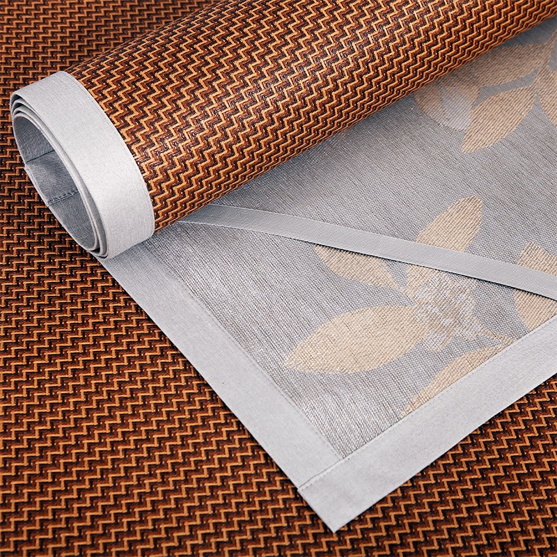 双面凉席加厚可折叠藤席柔软冰丝席透气学生单人宿舍可用90cm席子