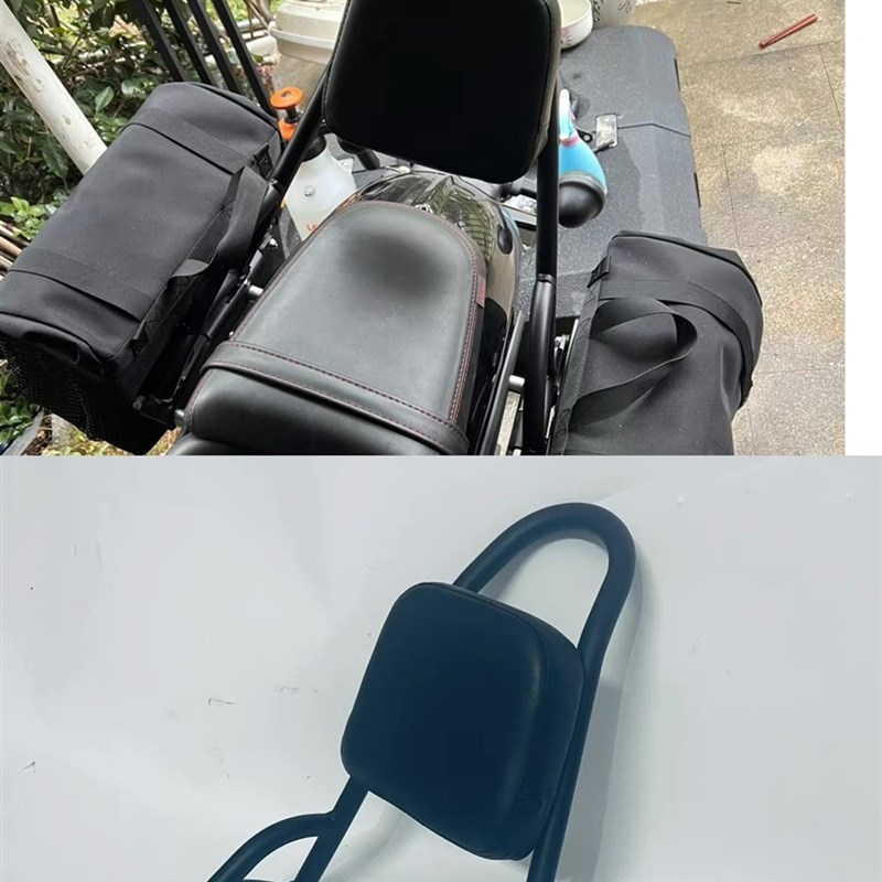 适配于春风450CLC改装靠背复古后靠弓后靠背护杠保险杆改装配件