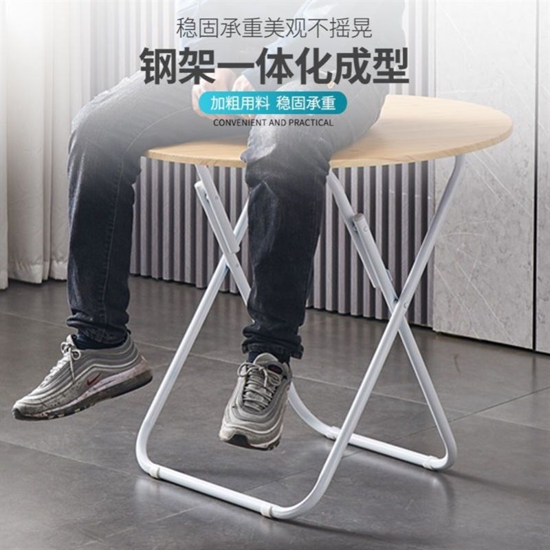 家用简易小型折叠桌宿舍学习桌椅子单人书桌吃饭方桌餐桌出租屋用