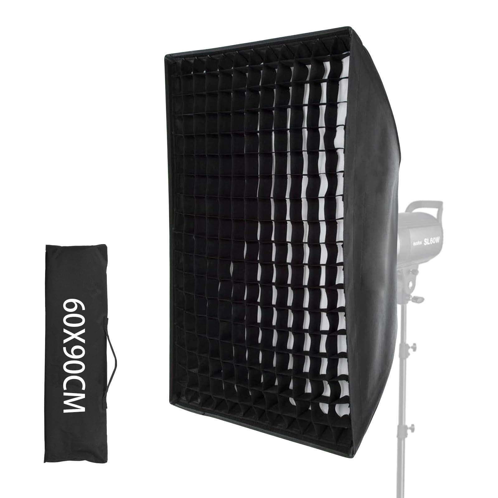 网格柔光箱60X90 保荣卡口柔光罩闪光灯影视灯补光灯灯箱摄影配件