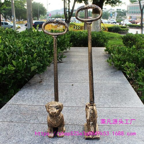 铸铁艺门卡小狗顶门器免打孔防撞创意门挡阻门器防风落地门塞