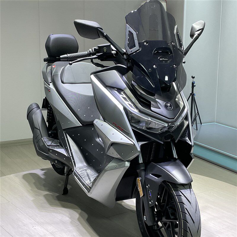 适合2023款无极SR0GT加高盾牌55.5CM前挡风后视镜前移送堵头