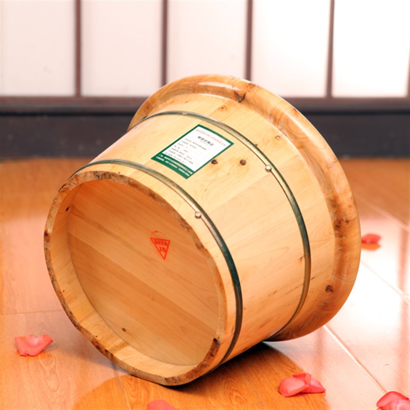 香柏木泡脚木桶泡脚桶足浴盆泡脚木桶按摩洗脚盆家用泡脚盆过小脚