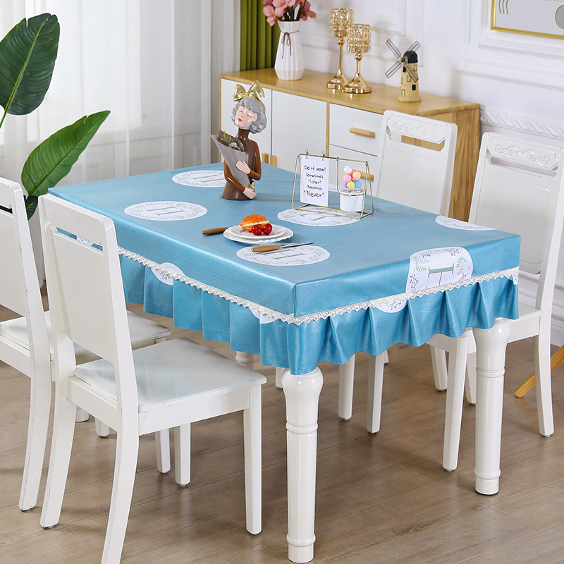 桌布防水防油全包家用台布长方形桌垫免洗防尘茶几电炉罩防滑罩