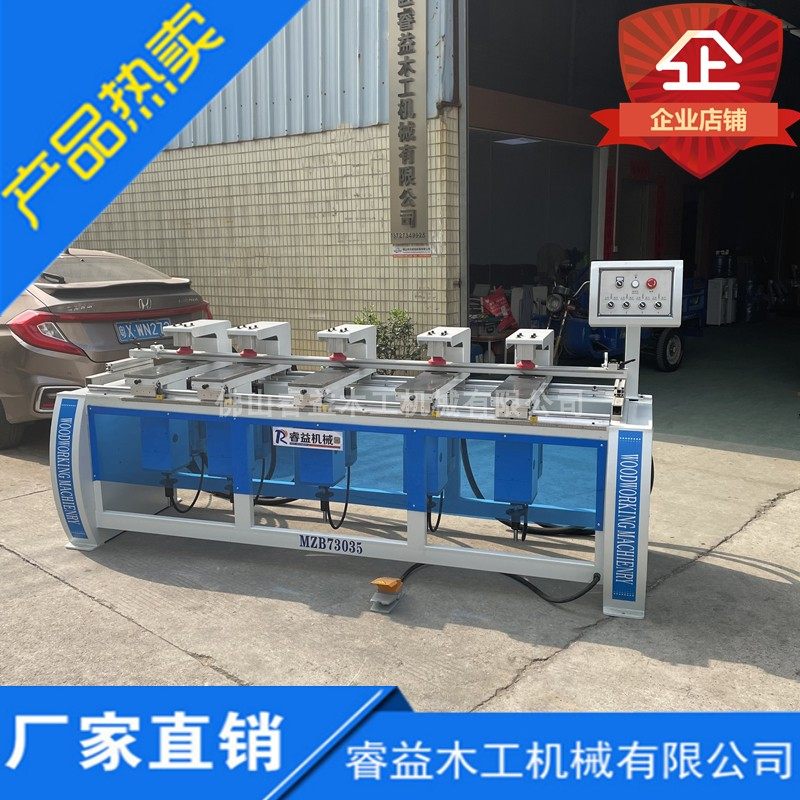 木工机械无尘双头三头四头五头下铰链钻孔机橱衣柜门合页钻脚踏便