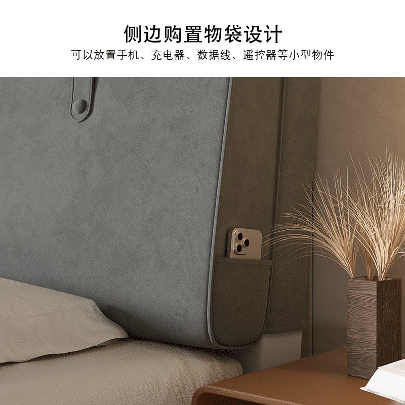 床头靠垫绒布靠背软包床上靠枕卧室靠背垫背床头靠背枕床头靠