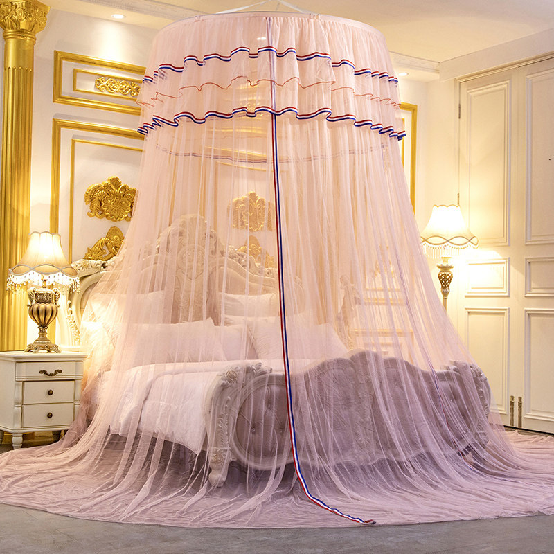 圆顶蚊帐家用方便拆洗无需支架吊顶式免安装2021年新款夏天防尘罩