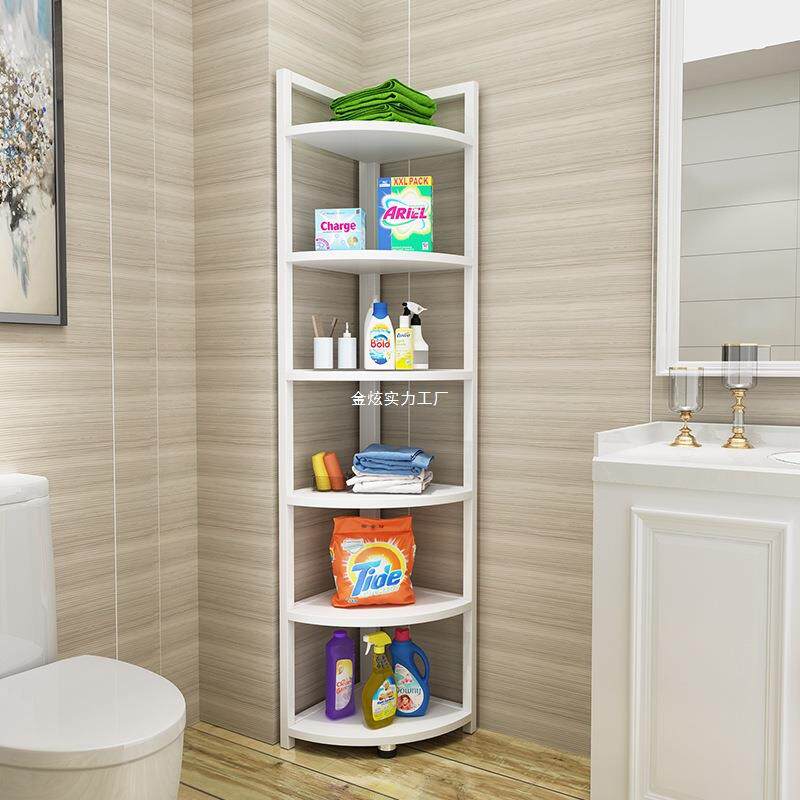 角置物架防水落地侧边柜39166轻架奢洗手台三架浴室收纳架盆卫生
