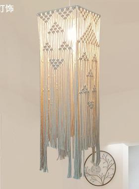 厂家田客园风装个艺性术厅吊灯创意民宿餐厅棉91061线饰吊灯