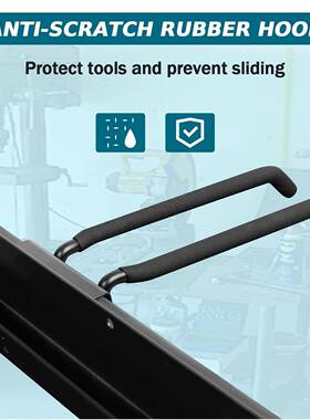 壁挂库槽板带挂钩墙壁车置自物架行车式展示YPB架收纳