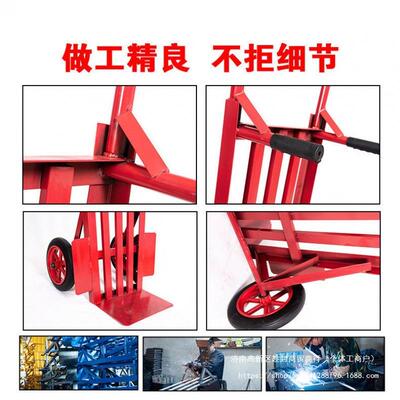 加厚虎车两904货轮手老推车工推地搬运车送小车拖车