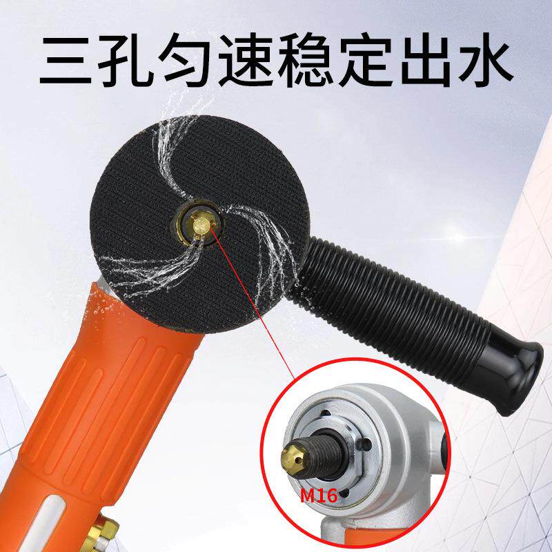 高宝气动水磨851磨机湿3寸4寸水式研机风动石材打磨机式磨光机注