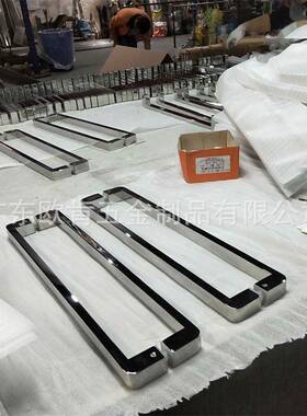 工厂豪不锈DEO钢淋浴房拉手酒店玻面璃门304#不锈镜华洗钢浴室小