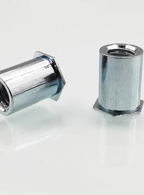 压SO-M螺12-6/9铁镀锌铆柱六角螺柱压铆钉母柱外径16FFR.4