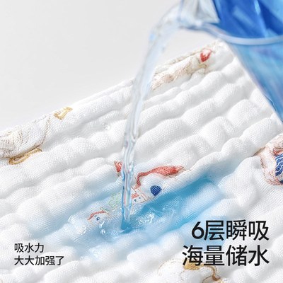 贝肽斯纱布小方巾新生婴儿a类纯棉口水巾宝宝洗脸巾毛巾全棉超软